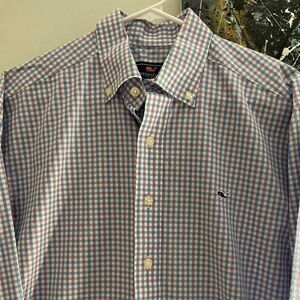 Vineyard Vines Whale Blue and Purple Shirt